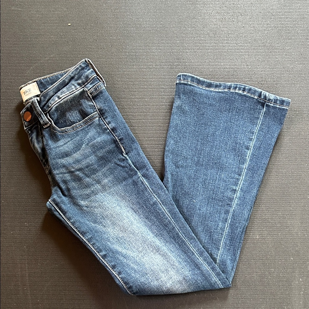 BKE girls boot cut jeans. Size 8